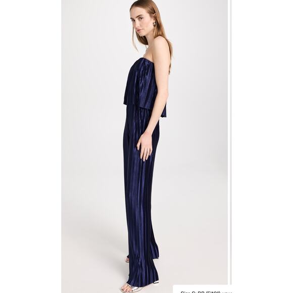 AMANDA UPRICHARD NWT Collina Jumpsuit in Blue // XS - Picture 16 of 16